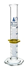 Eisco Labs 25ml Graduated Cylinder with Protective Collar, ASTM, Class A
