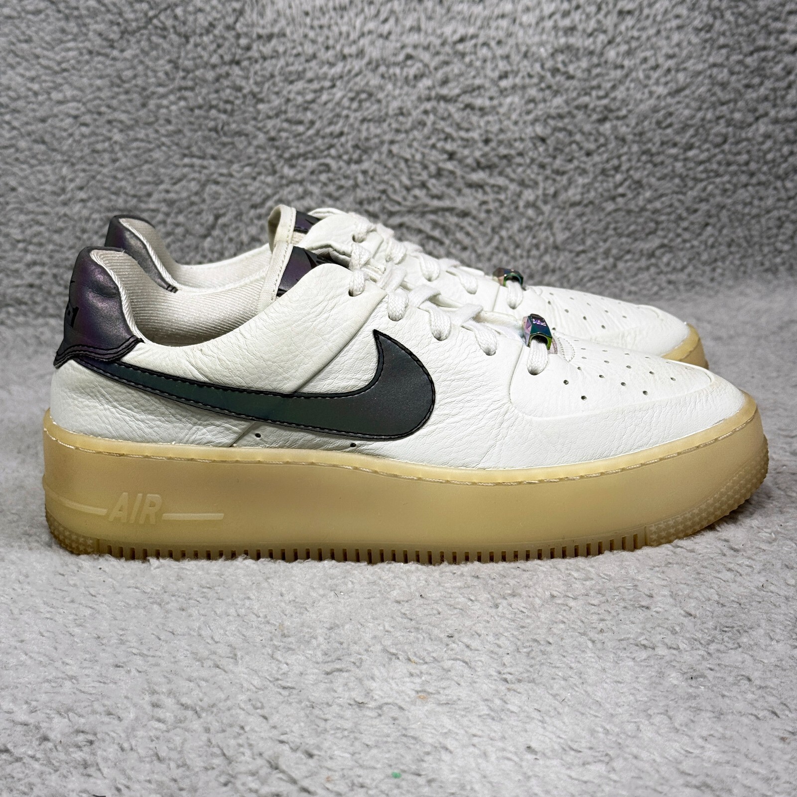 Nike Air Force 1 Sage Low LX Womens Size 8.5 Sneakers Shoes Spruce Aura Leather