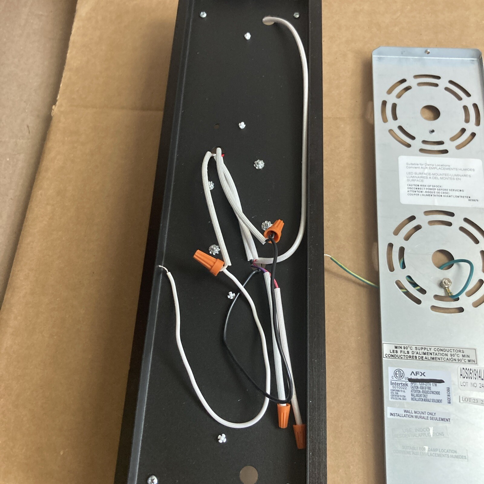 AFX ADS051914LAJUD Aberdeen Light 19" Tall Integrated LED Espresso