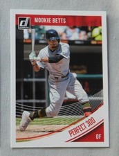 2018 Donruss Perfect 300 #191 Mookie Betts Boston Red Sox Baseball Card