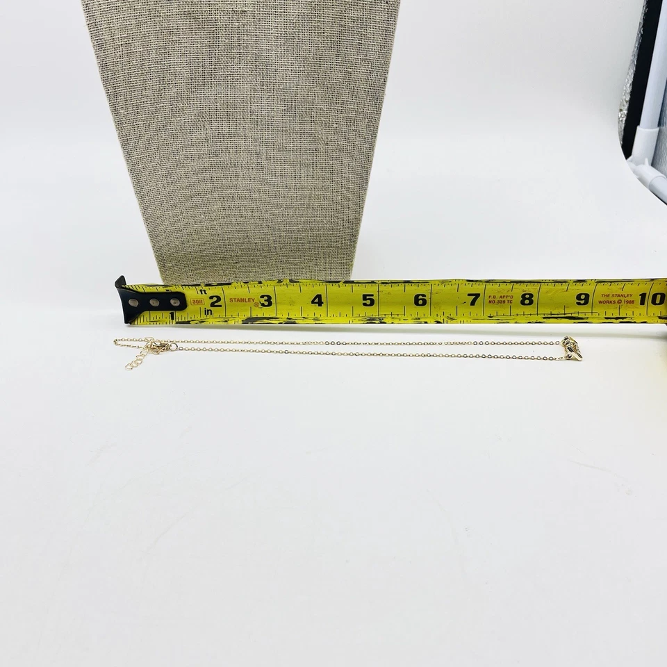 DOGEARED Acuario Dije Collar Sumergido en Oro Nuevo en Tarjeta Astrología Signo de Agua Foto 4 de 4