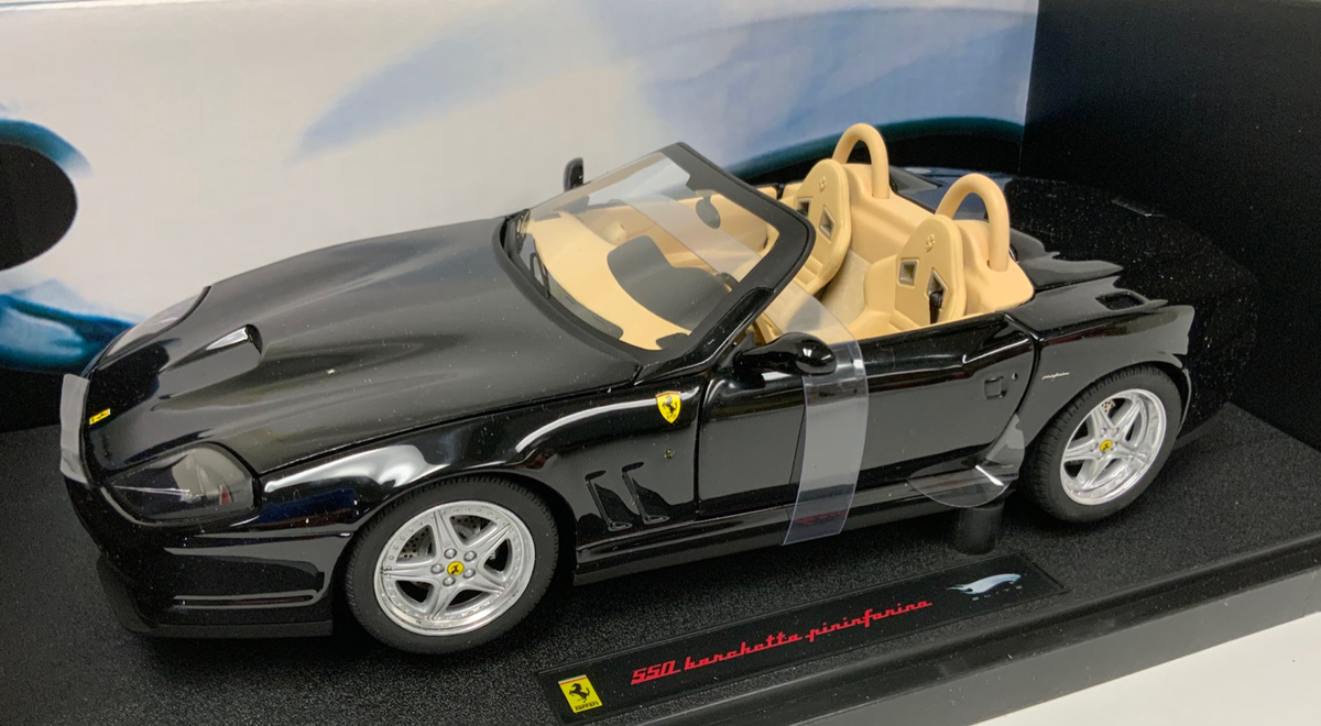 2台❗️HOT　WHEELS CLASSICS　 1:18 　FERRARI 1/18 Hot Wheels Elite Ferrari 550 Barchetta in Rosso Corsa Red