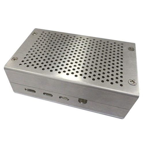 Enclosure Protective Metal Box Case Cover For Raspberry Pi 4 A - Zdjęcie 2 z 12