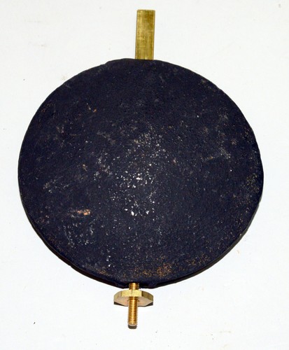 cast iron tall case grandfather clock pendulum bob and rating