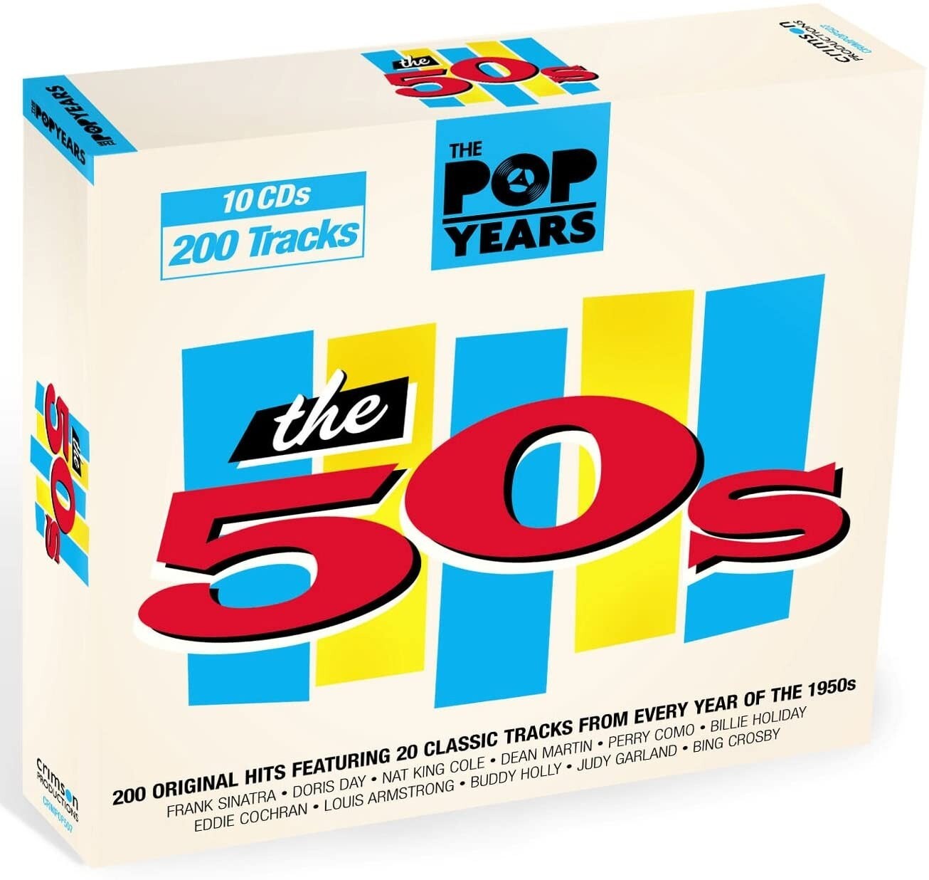 Pop Years: The 50s by Various Artists (CD, 2011) Original Music Hits Of 1950s