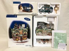 Autogphd Dept 56 SV CITY LIGHTS CHRISTMAS TRIMMING 55348 & GIFTS ON THE GO 55035