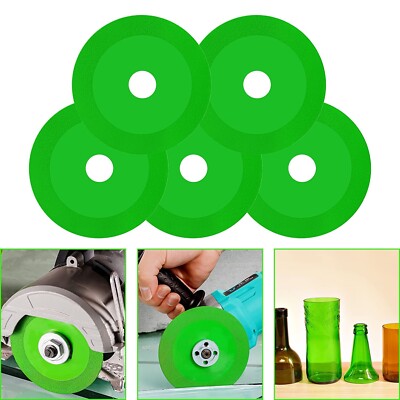 5 Pcs 4 Inch Glass Ceramic Diamond Cutting Disc Thin Saw Blade for Angle Grinder