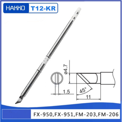 1pcs HAKKO T12-KR T12 series SOLDERING TIP SHAPE-K welding head, welding nozzle