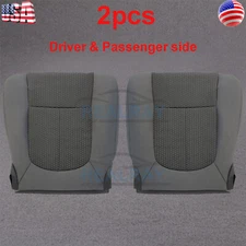 For 2011 TO 2016 Ford F250 F350 F450 F550 XLT Bottom Cloth Seat Cover Gray set