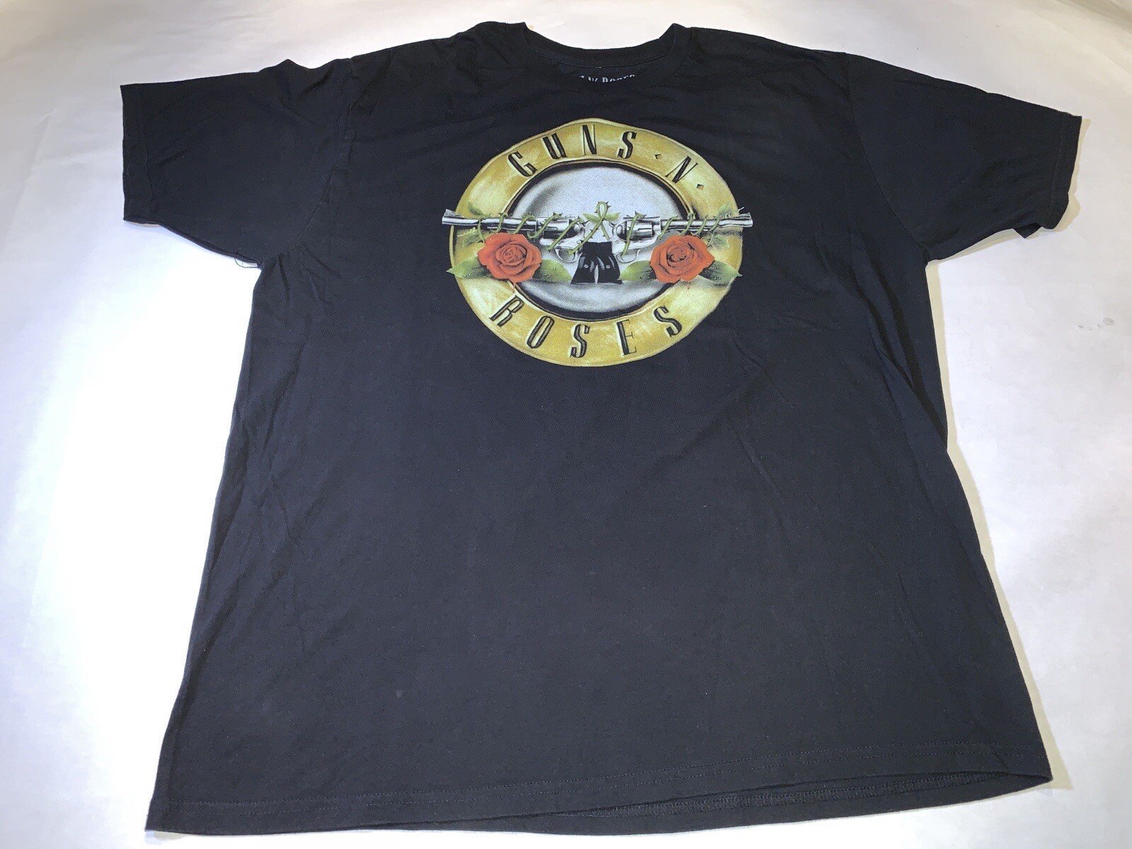 t-shirt metal uomo Guns N' Roses - Circle Logo Diamante - ROCK OFF