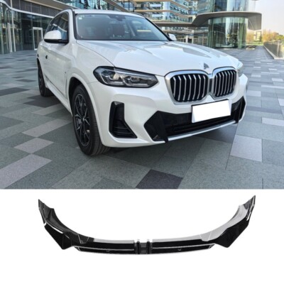 Front Bumper Lip Splitters Fit For 2022-2025 BMW G01 X3 X4 M-Sport Gloss Black