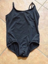 BODY WRAPPERS BLACK CAMISOLE LEOTARD BALLET DANCE girls child 6 6x 7