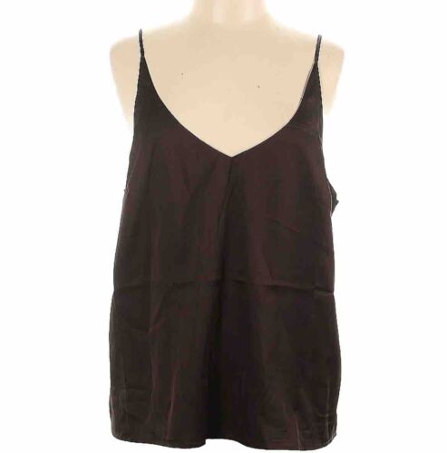 NEW Banana Republic Factory Camisole Top Brown Size Large NWT - Afbeelding 1 van 2