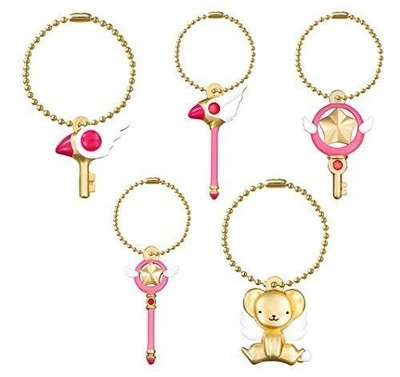 Cardcaptor Sakura Druckguss Charms Komplettes Set 5 Gashapon