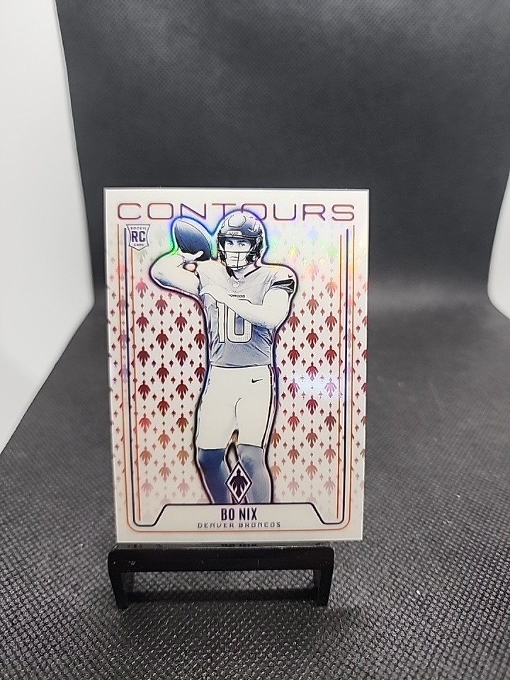 2024 Panini Phoenix - Contours Bo Nix #CON-BNX Red /99 (RC)