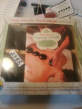Hot Cold Stone Massage Therapy Book Kit Relaxation Basalt Stones Ortiz