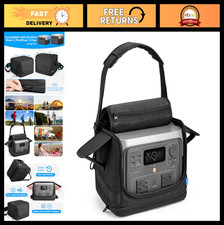 Waterproof Carrying Case for ECOFLOW River 2 Pro/Max - Adjustable Strap, Soft Co