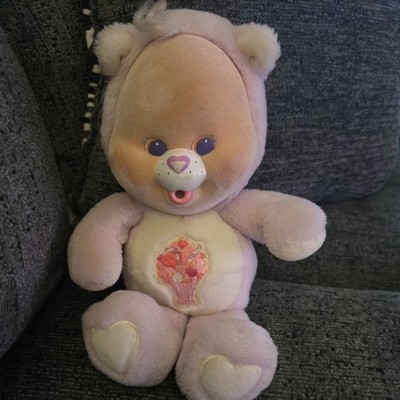 Vintage Care Bear Bears Cubs Share Bear 1986 11'' Flocked Cousins
