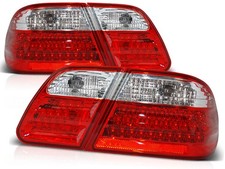 LED R&uuml;ckleuchten Set f&uuml;r Mercedes Benz W210 Limousine BJ 95-03.02 Klarglas / Rot
