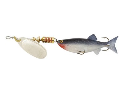 Mepps Comet Mino Inline Spinner 2 1/2'' with Shad Mino Silver Blade 5/16 oz