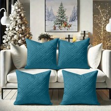 Velvet Cushion cover Pack Of 4 Cushion For Sofa Luxury Pillowcase For Couch &Bed
