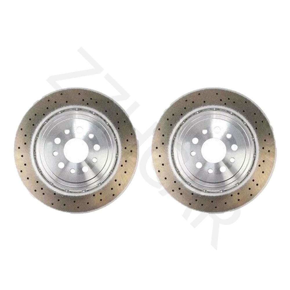 For 2014-2021 Maserati Ghibli Quattroporte Front Brake Rotors set of 2 670030935