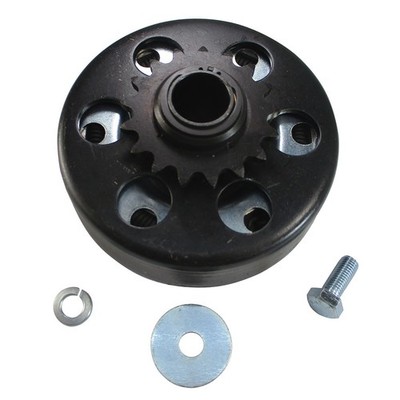 Max Torque Box Stock/Clone Clutch 17 Tooth 3/4'' Bore #35 Chain For Go Kart Mini