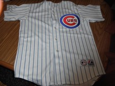 CHICAGO CUBS DERREK LEE SIGNED MAJESTIC JERSEY