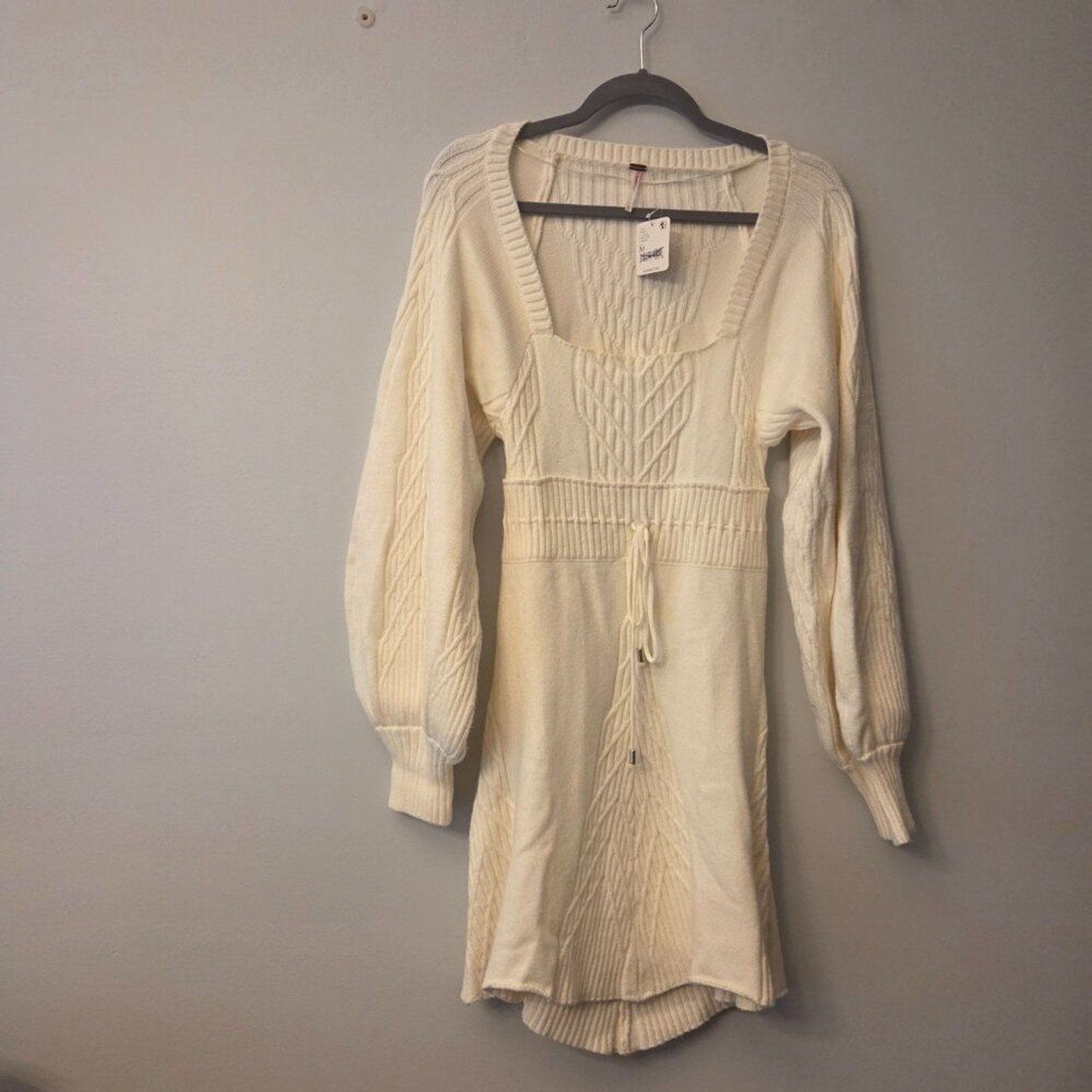 Free People Emmaline White Mini Dress, Size M NWT