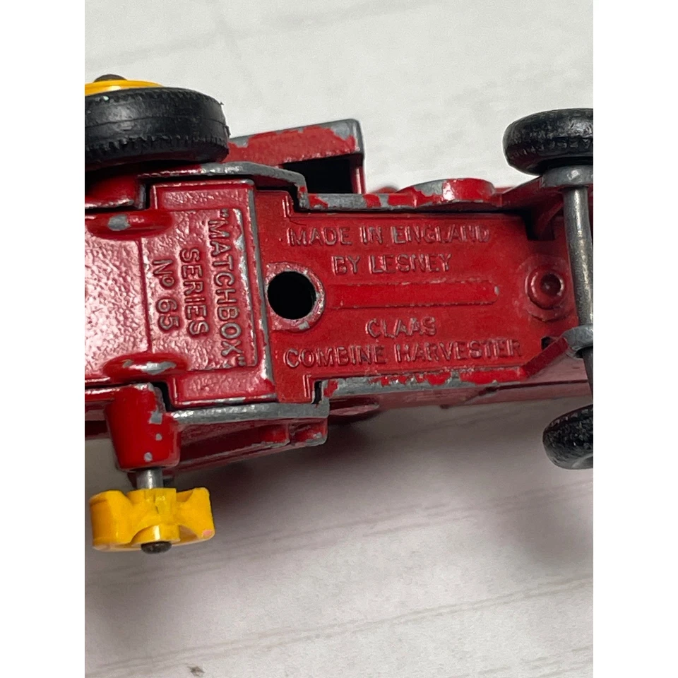 Matchbox Lesney No 65 Claas Combine Harvester Toy Vehicle Made in England - Image 4 of 4