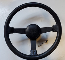 1982-1989 Pontiac Firebird Trans Am Leather Steering Wheel With Horn Button Cap