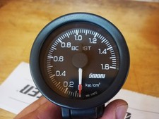 Omori 52mm Mechanical Boost Gauge Diesel Turbo Led Excellent Japan