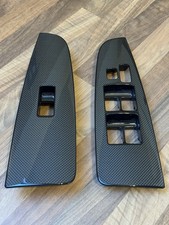 Genuine Toyota Jzx100 Chaser Markii Cresta Carbon Fibre Front Door Trim Set