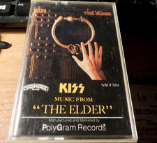 KISS Early Music From the Elder 1981 Black Label RARE Collectable Cassette Tape