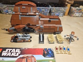 LEGO Star Wars Trade Federation MTT 7662 Complete Set with book 1