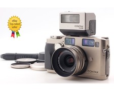 [N MINT+++] CONTAX G2 Film Camera Biogon 28mm F2.8 Lens TLA200 Flash From JAPAN