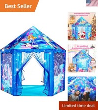 Princess Mermaid Kids Play Tent - Large Playhouse for 3-12 Old Girls, Indoor...
