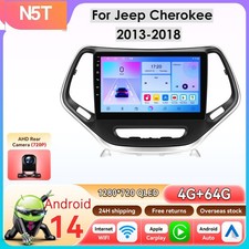 For 2013-2018 Jeep Cherokee Android 14 Carplay Car Radio GPS Navi 6+64GB BT5.4