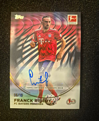 Topps Bundesliga 2023/24 60 Years Celebration Franck Ribéry Auto BA-FR 6/10