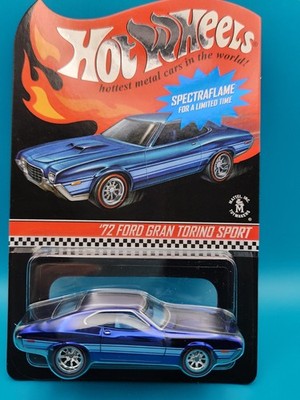 Hot Wheels RLC 72 Ford Gran Torino Sport Spectraflame Blue