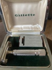 Vintage 1953 Gillette President TTO DE Safety Razor