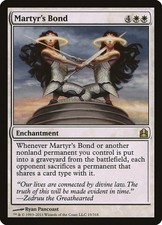 MTG Martyr's Bond  - Commander 2011 #019