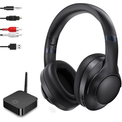 Wireless TV Headphones Over-Ear Bluetooth 5.0, Hi-Fi Audio, 40h