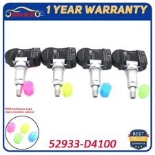 New 52933-D4100 For Hyundai KIA SORENTO 4x TPMS Tire Pressure Monitor Sensor 