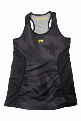 Venum Razor Dry Tech Women s MMA Training Tank Top Black Gold Size L