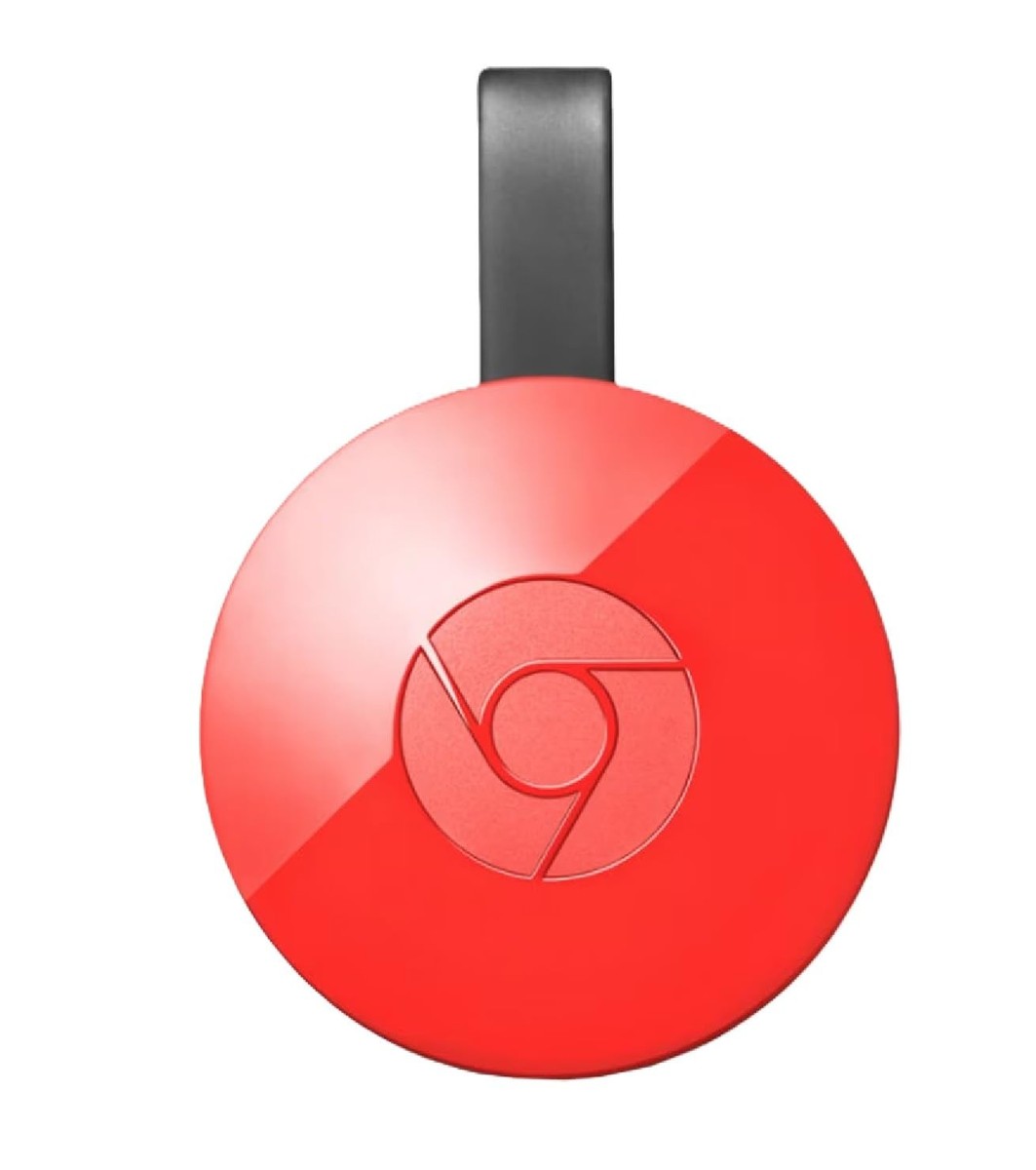 Geekria Chromecast Cover compatibile con telecomando Google TV HD 2022, leggera, antiscivolo, resistente agli urti, in silicone, per Google TV 4K 2020, con cordino (rosso