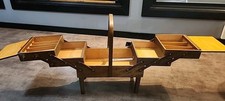 Wood Sewing Storage Box by A S Strommen Bruk ...