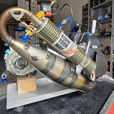Motor Carter MBK Yamaha Booster Bws Verarbeitung TPR TWO PLUS 110 kmh zum Einfahren