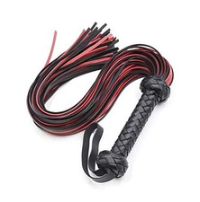 Leather Red Whip 30" Riding Horse Whip - Equestrian Horse Flogger Whip - Red ...