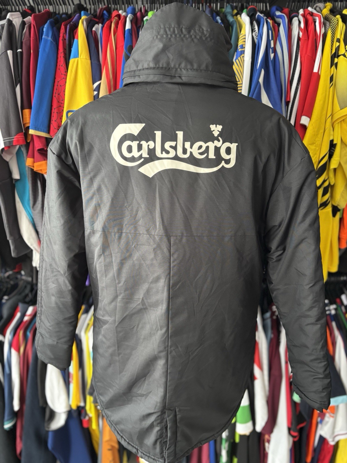 København Copenhagen Jacket football shirt track top zip adidas size L thumbnail 5